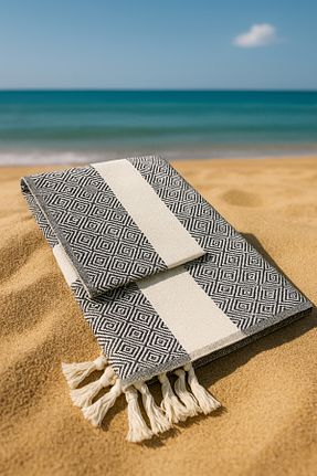 پشتمال مشکی پنبه Fabric Box - کد 817107100