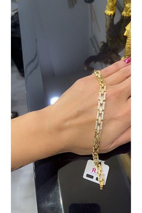دستبند استیل (فولاد) زرد زنانه استیل ضد زنگ Store - کد 946075833