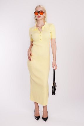 لباس زرد زنانه بافتنی Madmext - کد 946271529