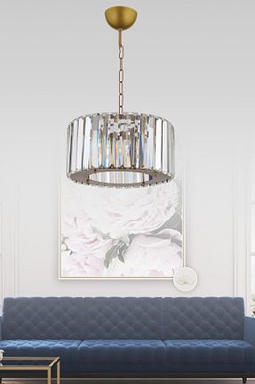لوستر طلائی شیشه İstanbul Avize - کد 156357795