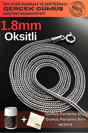 گردنبند نقره نارنجی مردانه 925 عیار OSMANLI GÜMÜŞ - کد 43755105