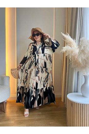 لباس بژ زنانه بافتنی BURCU TESETTÜR - کد 943731525
