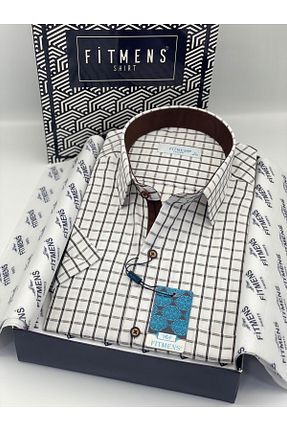 پیراهن سفید مردانه Relaxed Fitmens - کد 945689292