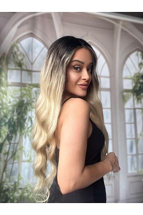 کلاه گیس زرد زنانه Suzan Peruk - کد 945727089