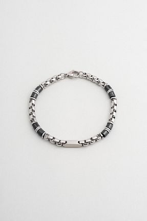 دستبند استیل (فولاد) مشکی مردانه استیل (فولاد) So Chic - کد 945834396