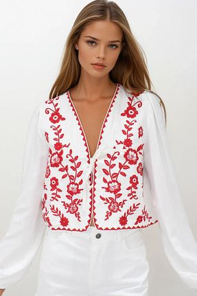 کت رنگی زنانه رگولار VAGGON - کد 945873467