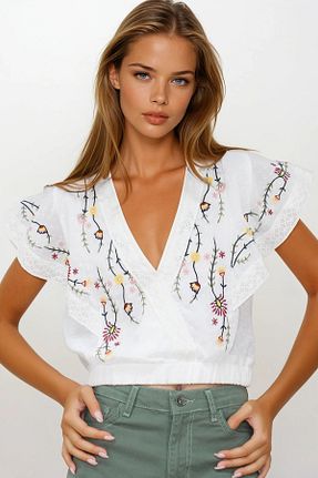 بلوز رنگی زنانه ساده VAGGON - کد 945871186