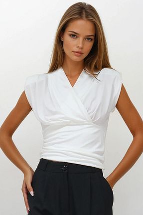 بلوز رنگی زنانه ساده VAGGON - کد 945873079
