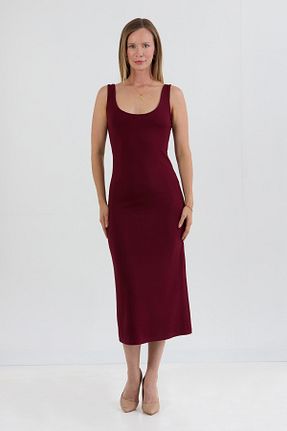 لباس زرشکی زنانه بافتنی Fullamoda - کد 945929583