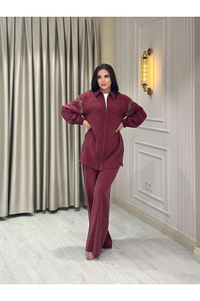 ست بالاتنه و پائین تنه حجاب رنگی زنانه رگولار Jupe - کد 945948746