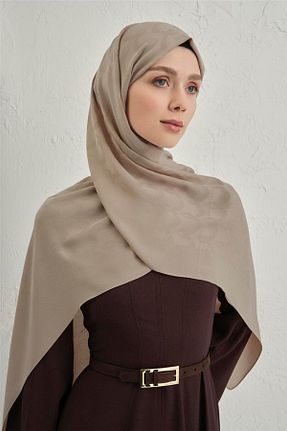 شال قهوه ای زنانه پنبه ای Armine - کد 946029124