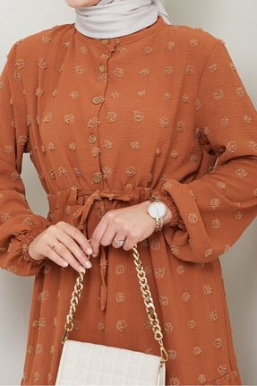 لباس حجاب نارنجی زنانه رگولار Bestenur - کد 946106216