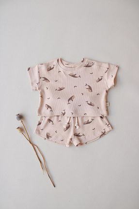 ست بالاتنه و پائین تنه بژ بچه گانه بافت Oh La La Koala For Little Ones - کد 946067829