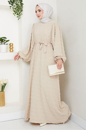 لباس حجاب بژ زنانه رگولار Bestenur - کد 946117486