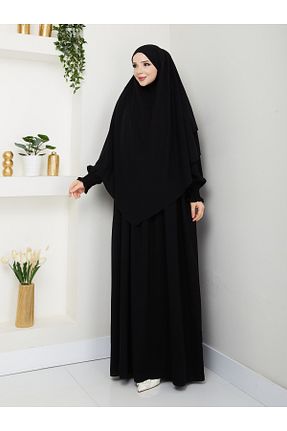 لباس حجاب مشکی زنانه رگولار Rüyam Moda - کد 946117188