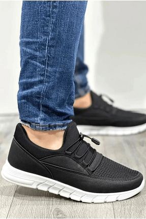 کفش اسنیکر مشکی مردانه بدون بند RavenShoes - کد 946079129