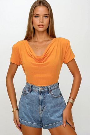بلوز رنگی زنانه ساده VAGGON - کد 946099544