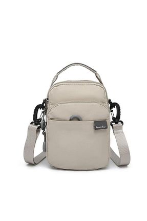 کیف پستچی بژ زنانه پارچه ای Smart Bags - کد 811731082