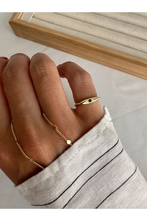 انگشتر جواهر سبز زنانه زیرکن ringbox - کد 946114236