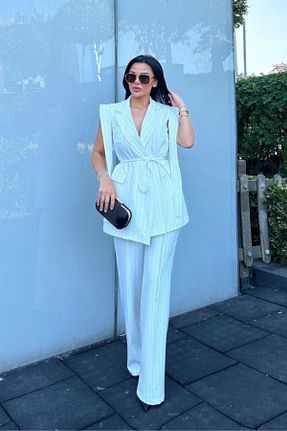 ست بالاتنه و پائین تنه رنگی زنانه بافتنی AKD Atelier - کد 946085168