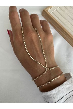 شاهمران جواهر متالیک زنانه روکش طلا ringbox - کد 946108676