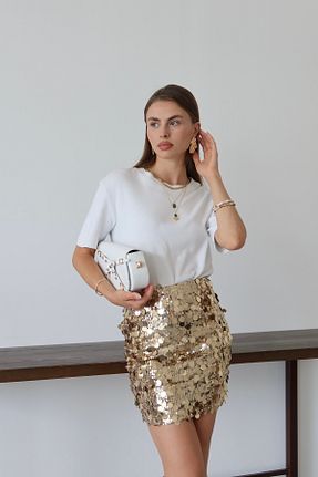 دامن سفید زنانه LOISY - کد 946126479