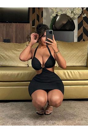 لباس مشکی زنانه بافتنی Misslovefantasy - کد 946310717