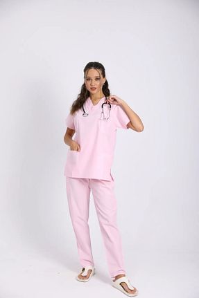 لباس کار صورتی Raven Uniform - کد 946193054