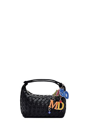 کیف دوشی مشکی زنانه چرم مصنوعی Derimod - کد 946205698