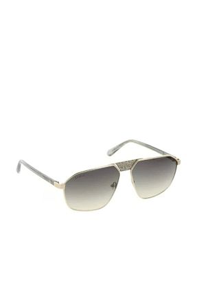 عینک آفتابی طلائی مردانه UV400 Guess - کد 812472122