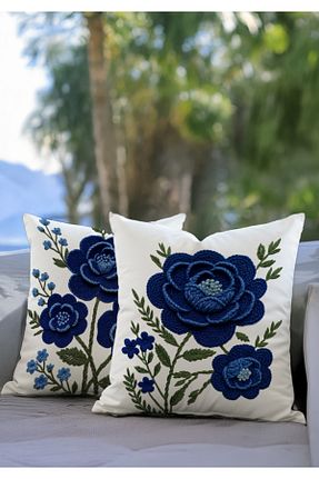 کوسن و روکش کوسن آبی جیر Pillow Home - کد 946284628