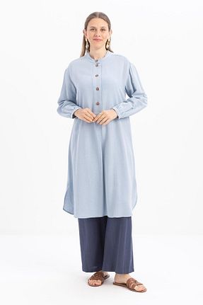 تونیک حجاب آبی زنانه بافتنی ALLDAY - کد 946303777