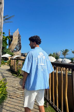 پیراهن رنگی مردانه اورسایز Flaw Wear - کد 946309365