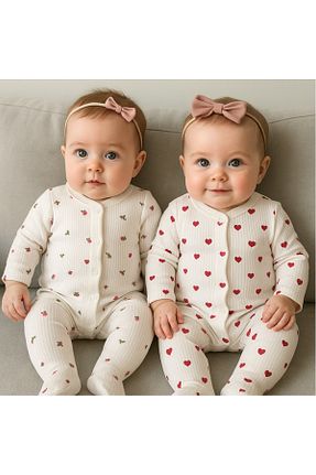بعد از زایمان نباتی بچه گانه پنبه ای ENİA BABY - کد 946393061