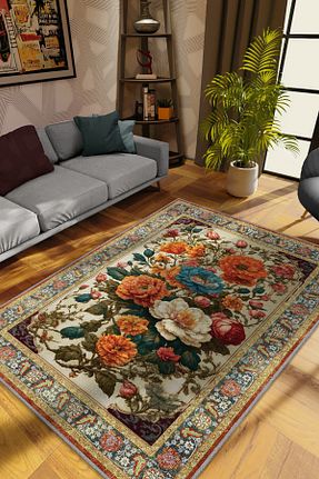 فرش رنگی قابل شستشو Homshtag - کد 758446174