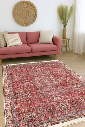 فرش قرمز آنتی آلرژی Massilia Home - کد 946396730