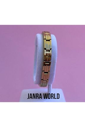 دستبند استیل (فولاد) رنگی زنانه استیل ضد زنگ JANRA WORLD - کد 946396392