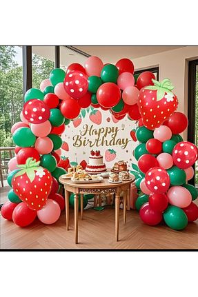 بادکنک قرمز Çemrek Süs Parti - کد 946386698