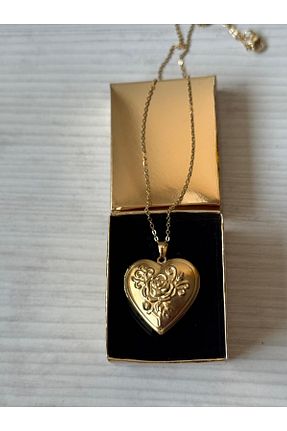 گردنبند استیل ( فولاد ) زرد زنانه استیل (فولاد) İYİ MODA - کد 946420683
