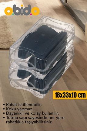 نظم دهنده کفش سفید پلاستیک obido - کد 946624536