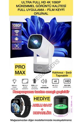 پروژکتور سفید 4K Besenders - کد 946440459