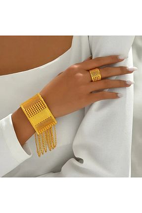ست جواهر زرد زنانه 2+ byozanyılmaz - کد 946632418
