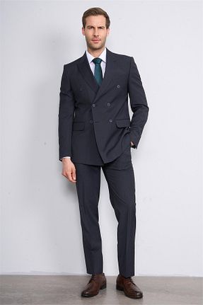 کت و شلوار رنگی مردانه یقه پرستوئی Mentality - کد 946573164
