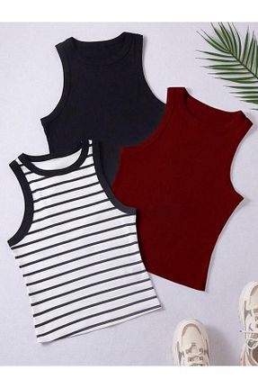بلوز رنگی زنانه کراپ bemmoda - کد 946588406
