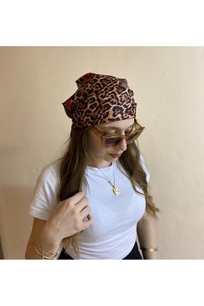 باندانا قهوه ای sema aksesuar - کد 946636819