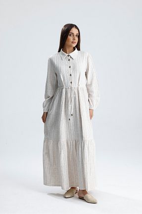 لباس حجاب نباتی زنانه رگولار Madame Gold - کد 946676970