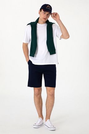 شلوارک و برمودا سرمه ای مردانه Straight U.S. Polo Assn. - کد 946663487