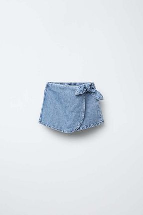 دامن آبی بچه گانه بافتنی Magu - کد 947162322
