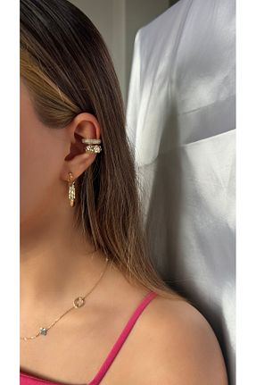 گوشواره استیل (فولاد) متالیک زنانه استیل ضد زنگ Nermin Jewels - کد 946801088