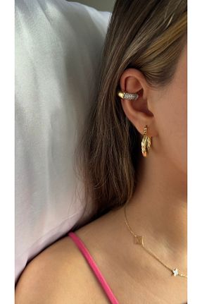 گوشواره استیل (فولاد) متالیک استیل ضد زنگ Nermin Jewels - کد 946767633